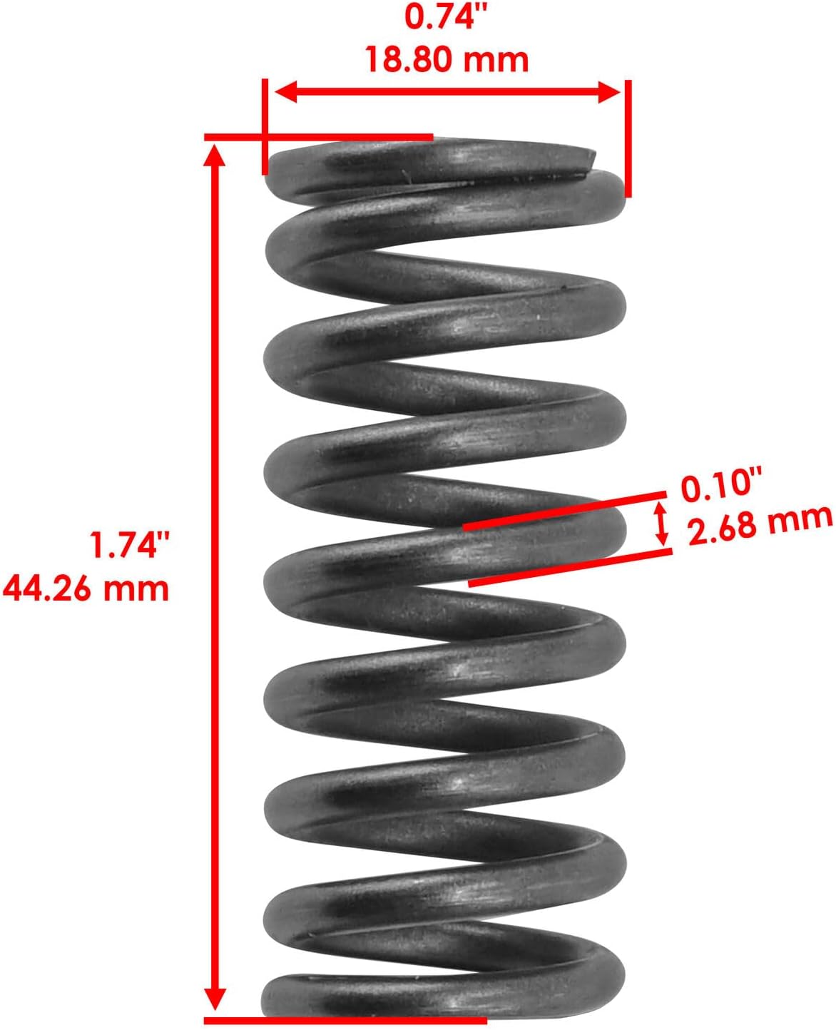 Powersports Replacement Parts for Primary Drive Clutch Spring For Honda NC700X 2014-2020 QTY 4 Mod-C33C-26392