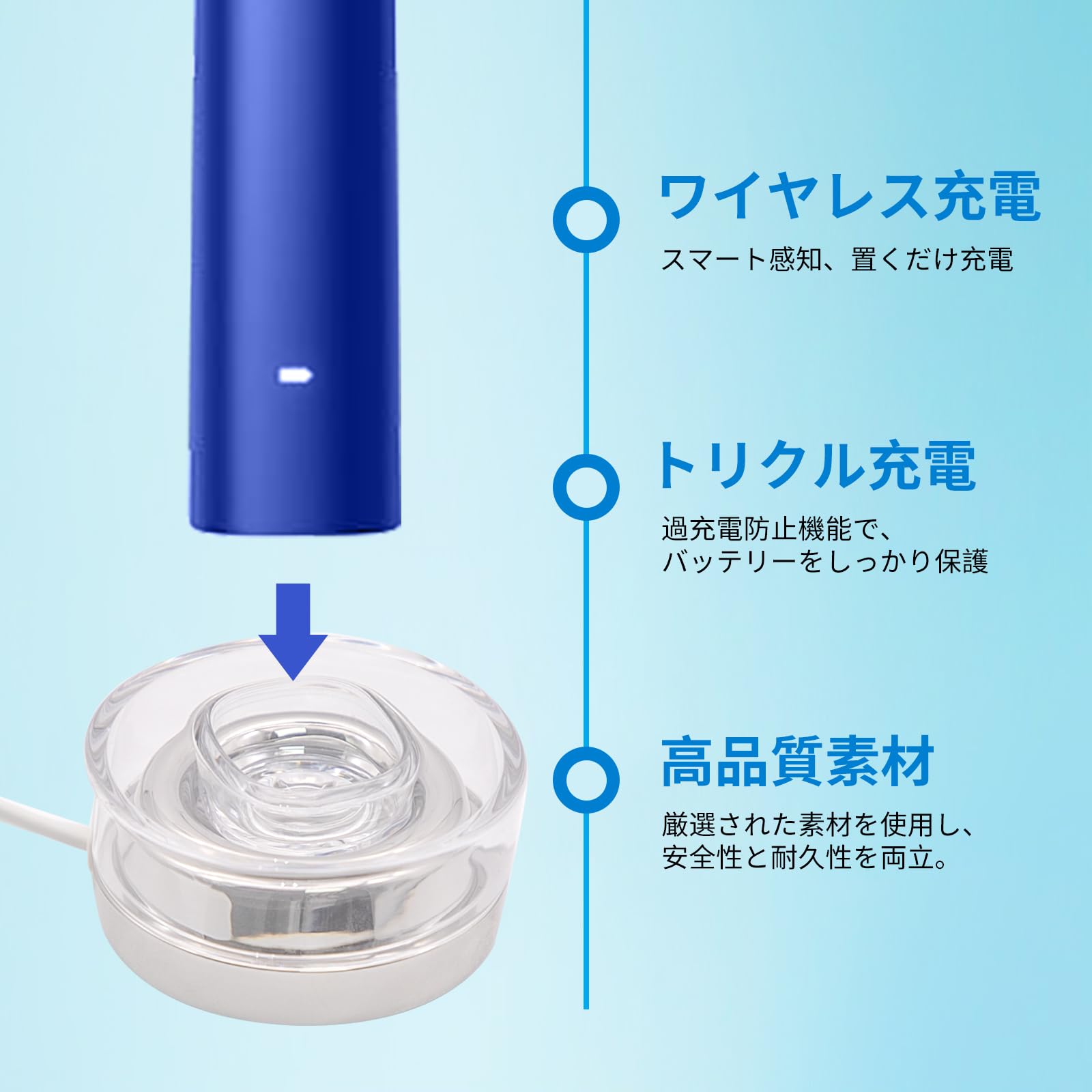 Amazon.co.jp: Tatsusen 電動歯ブラシ 充電器 フィリップス用 9000 HX9