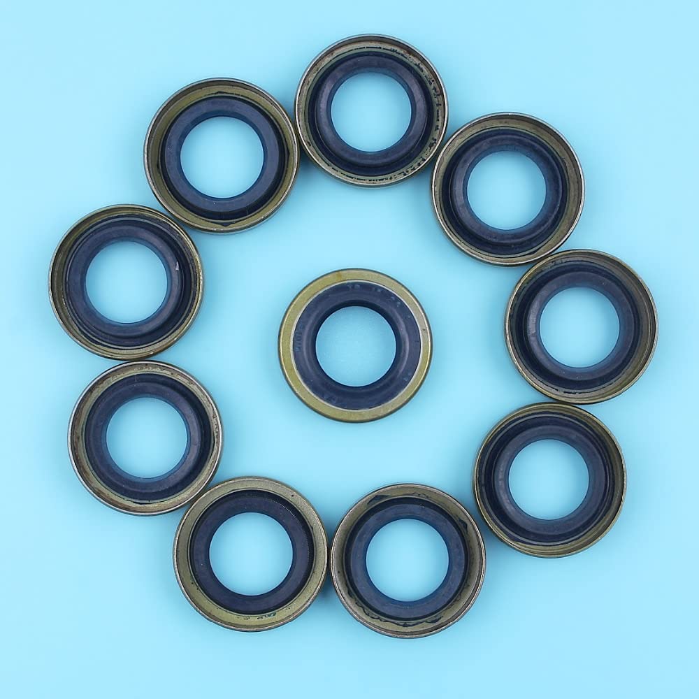 Kit 10 Guarnizioni Olio Albero Motore Per Husqvarna 61 66 181 266 268 272 268K – Haishine
