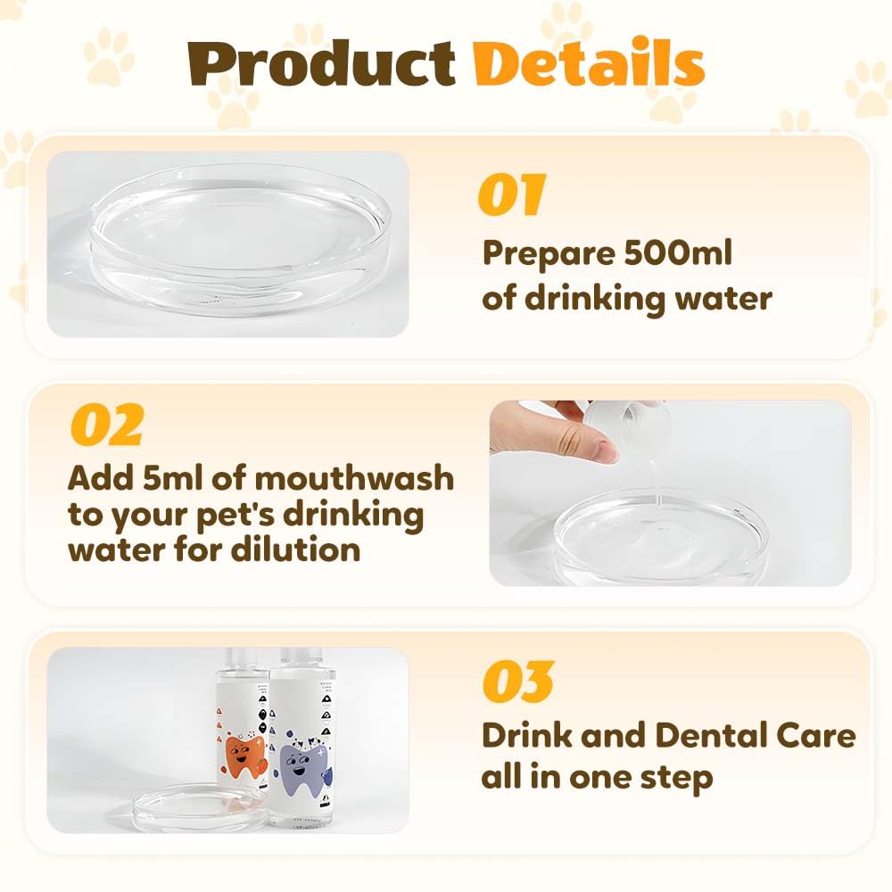 Dental Water Additive, 2025 New Dental Water Additive for Reducing Plaque & Tartar, Breath Freshener Dentals and Gum, Natural, Odorless & Flavorless Formula, Easy Daily Use for All Pet (1pcs, Dog) - image 6