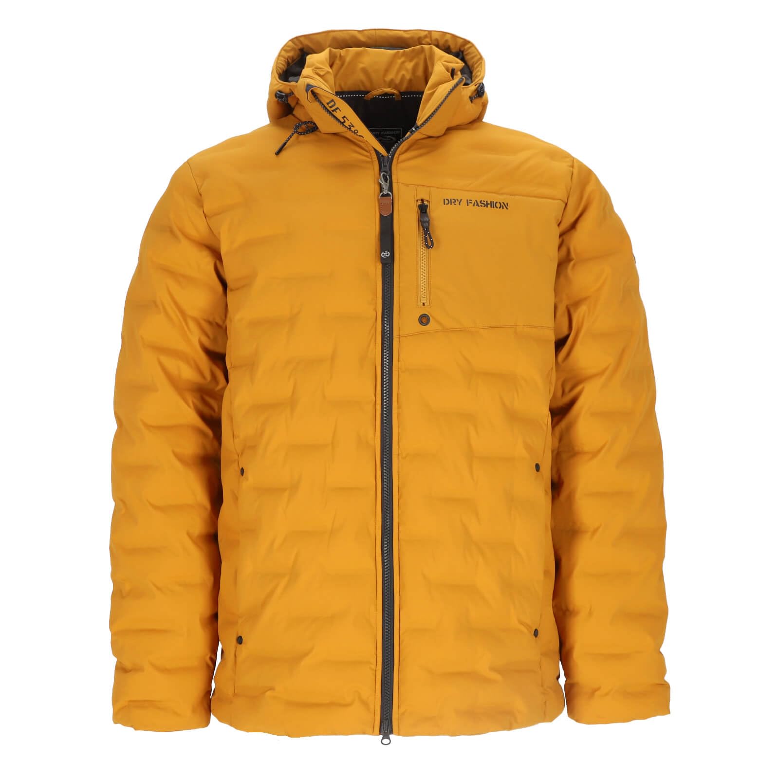 Dry Fashion Herren Steppjacke Esbjerg gefüttert - Gesteppte Jacke mit abnehmbarer Kapuze