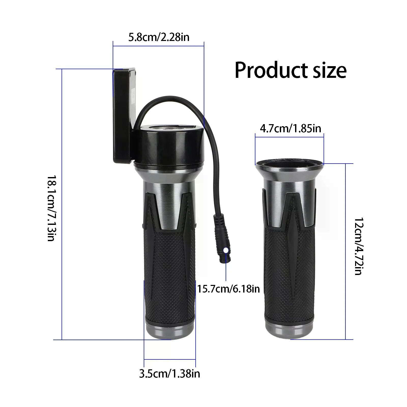 Universals Scooters Throttles Install Poignée de pouce