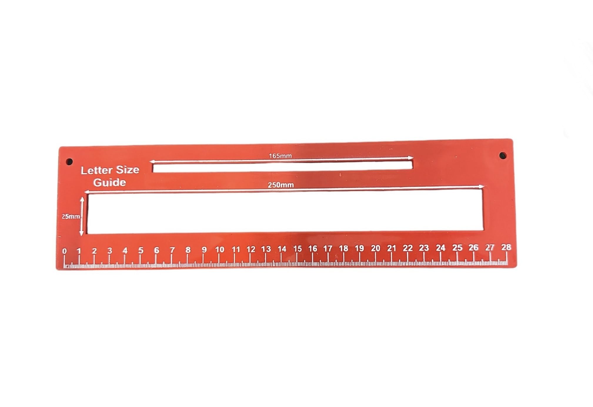 ASPIRE UK® Mail PPI Letter Size Guide Ruler Post Office Postal Price Postage.