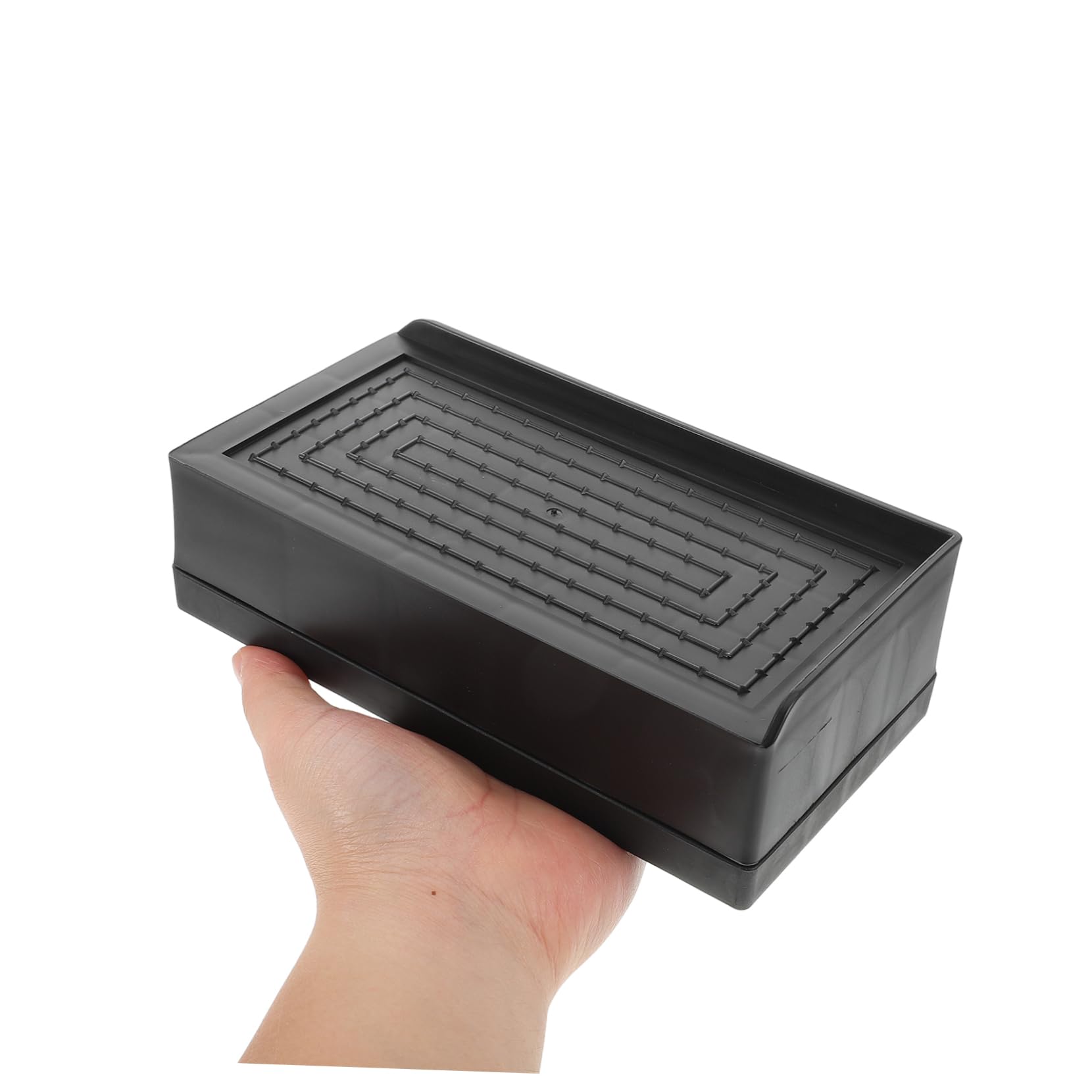 POPETPOP Patas Elevadoras para Muebles Elevadores de Altura para Escritorio, Sofá y Cama, 4 Piezas, Plástico y TPU, Instalación Fácil, Negro