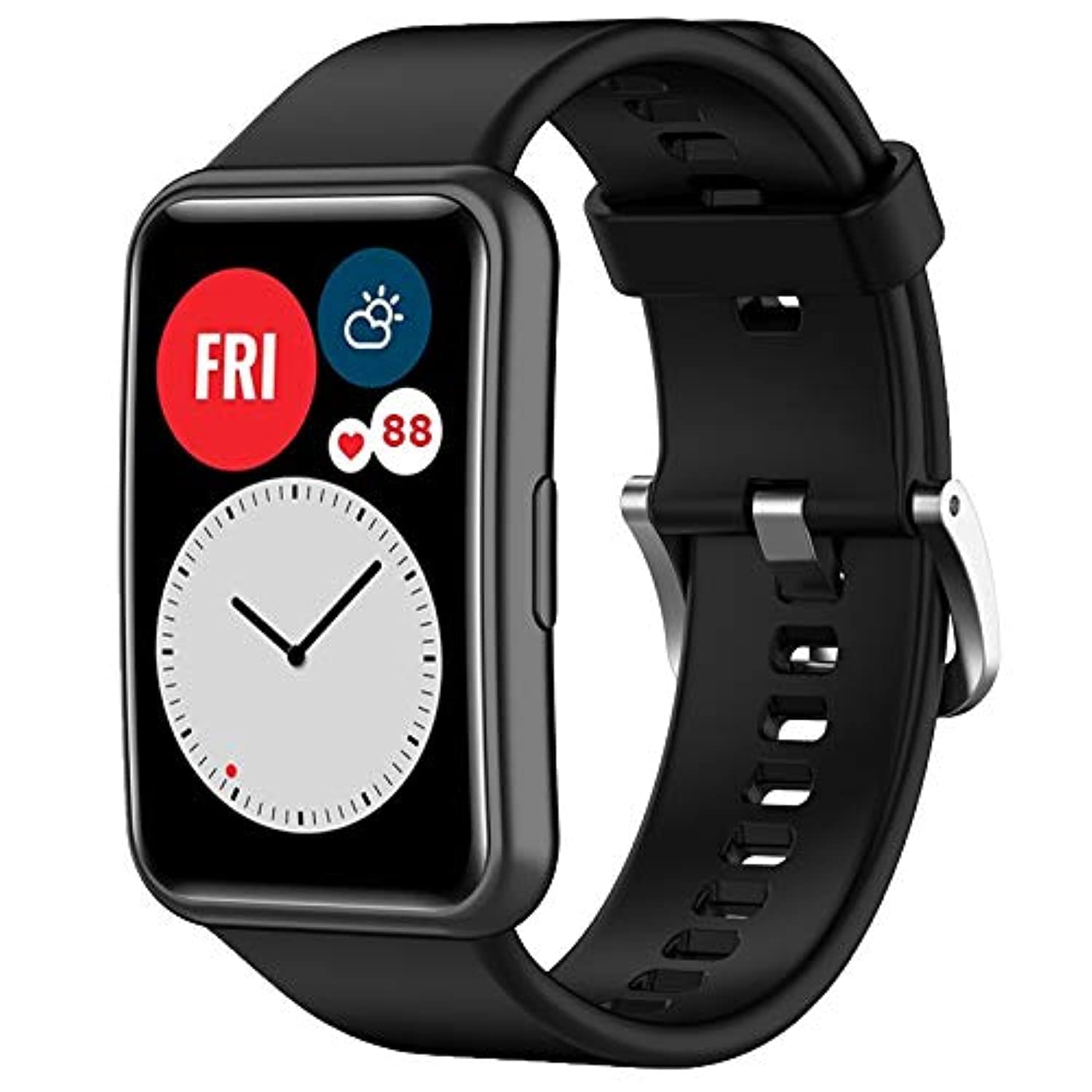 Bands Compatible for Huawei Watch Fit/Watch Fit New/Watch Fit Elegant/Watch Fit SE Strap Women Men Interchangeable Bracelet, Replacement Accessories Band (No Watch)