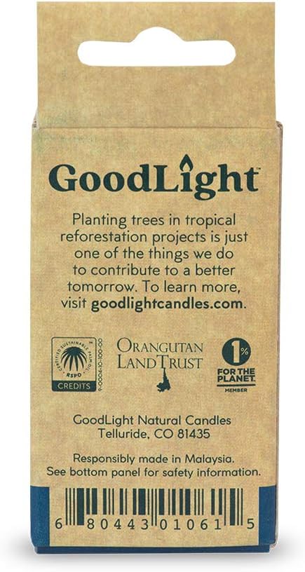 GoodLight Paraffin-Free Vegan Birthday Candles, Rainbow : Home & Kitchen