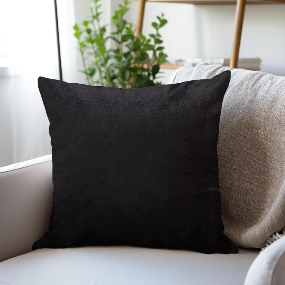 Encasa XO Decorative Velvet Cushion Cover 1 pc Set - 60x60 cm (24"x24") - Beige- Soft Silky Smooth Plain Solid Colour Fabric, Large Square Pillow Covers for Bed, Sofa, Chair Seat, Home Decor (B08LBPBGLQ) Amazon Price History, Amazon Price Tracker