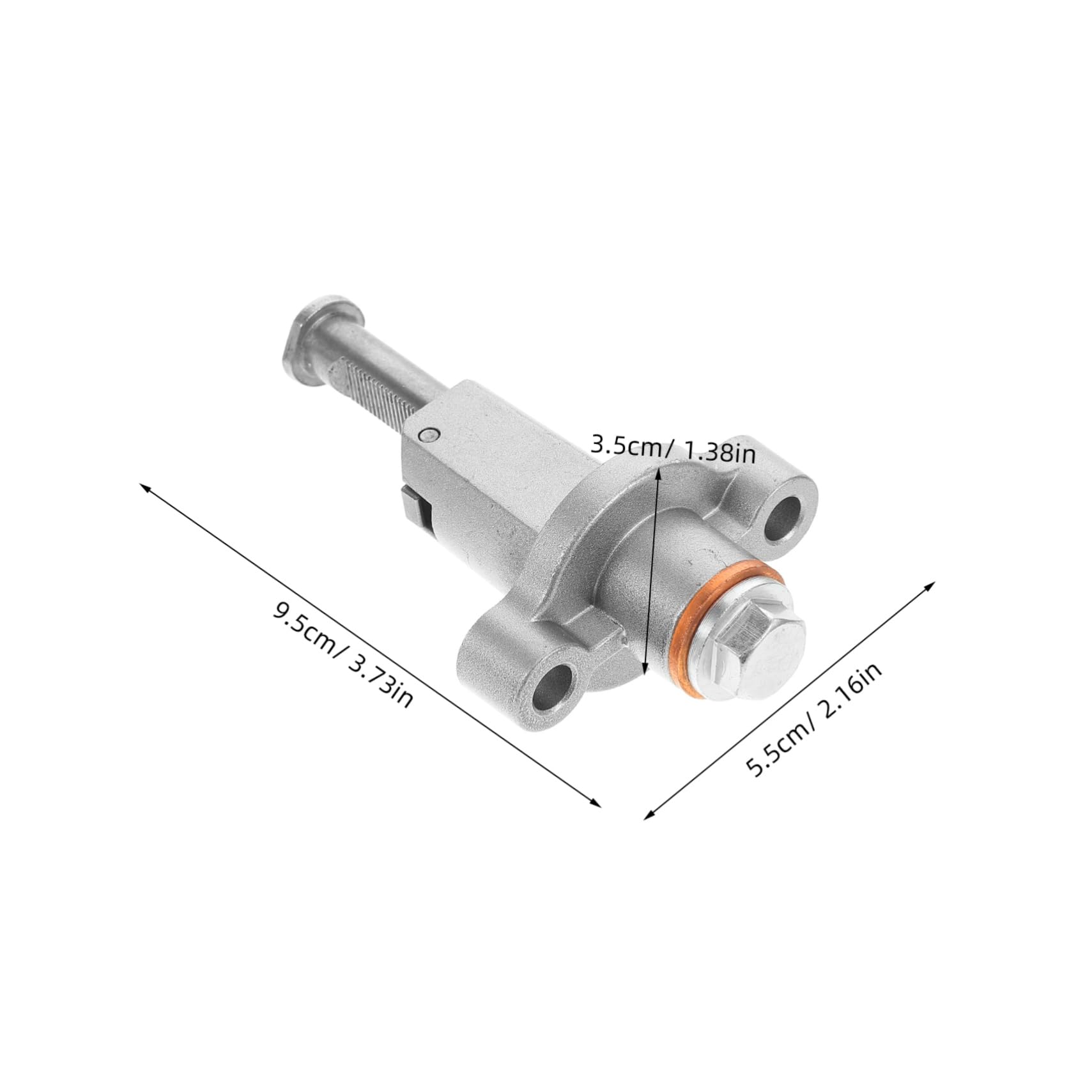 HEALLILY 1 Set Chain Tensioner Tight Reach Extension Tool Zip Wall Pole Kit Fan Cord Extension Chain Belt Tensioner Assembly Gauge Stretching Kit Hamstring Curl Aluminum Alloy Silver