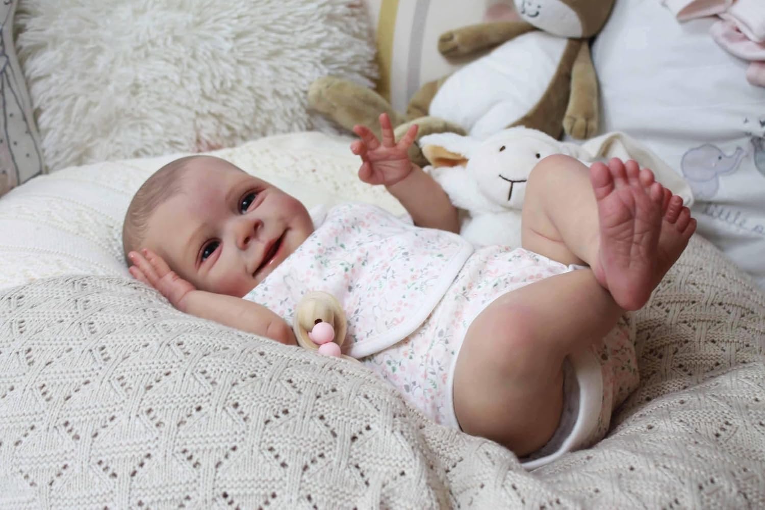 Prawdziwe lalki dla niemowląt, silikonowe, na całe ciało, 45 cm, realistyczne, odrodzone noworodek, Simle Girl Dolls Life Like Reborn Baby Dolls, które wyglądają jak prawdziwe życie, lalka
