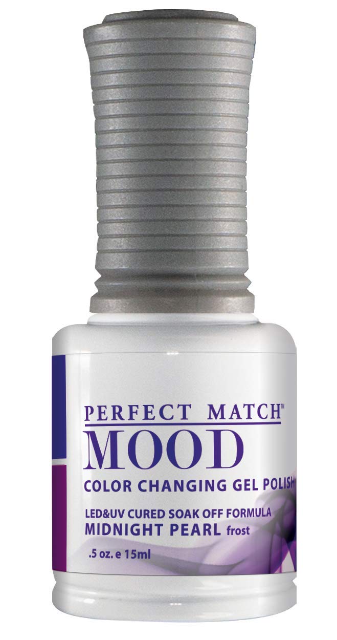 LECHAT Perfect Match Mood Gel Polish, Midnight Pearl, 0.500 Ounce