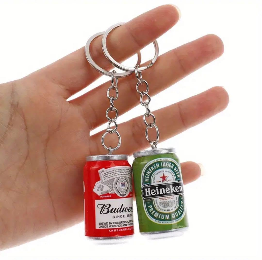 Amazon.co.jp: バドワイザー ＆ ハイネケン ミニチュア 缶ビール