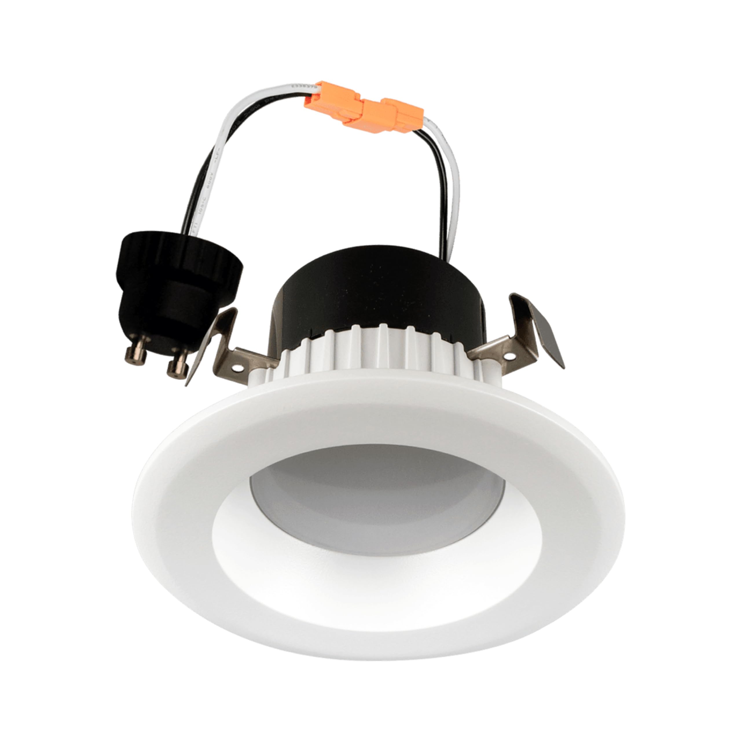 Goodlite 3" LED Round Retrofit Downlight, Fits 3", 3.5" or 3.7" Cans, GU10 Adapter, 9W, 700 Lumens, 65W Eqv, CRI 90, Dimmable, 2700K-3000K-3500K-4100K-5000K Selectable, UL & Wet Rated, 1ct. (G-48330)