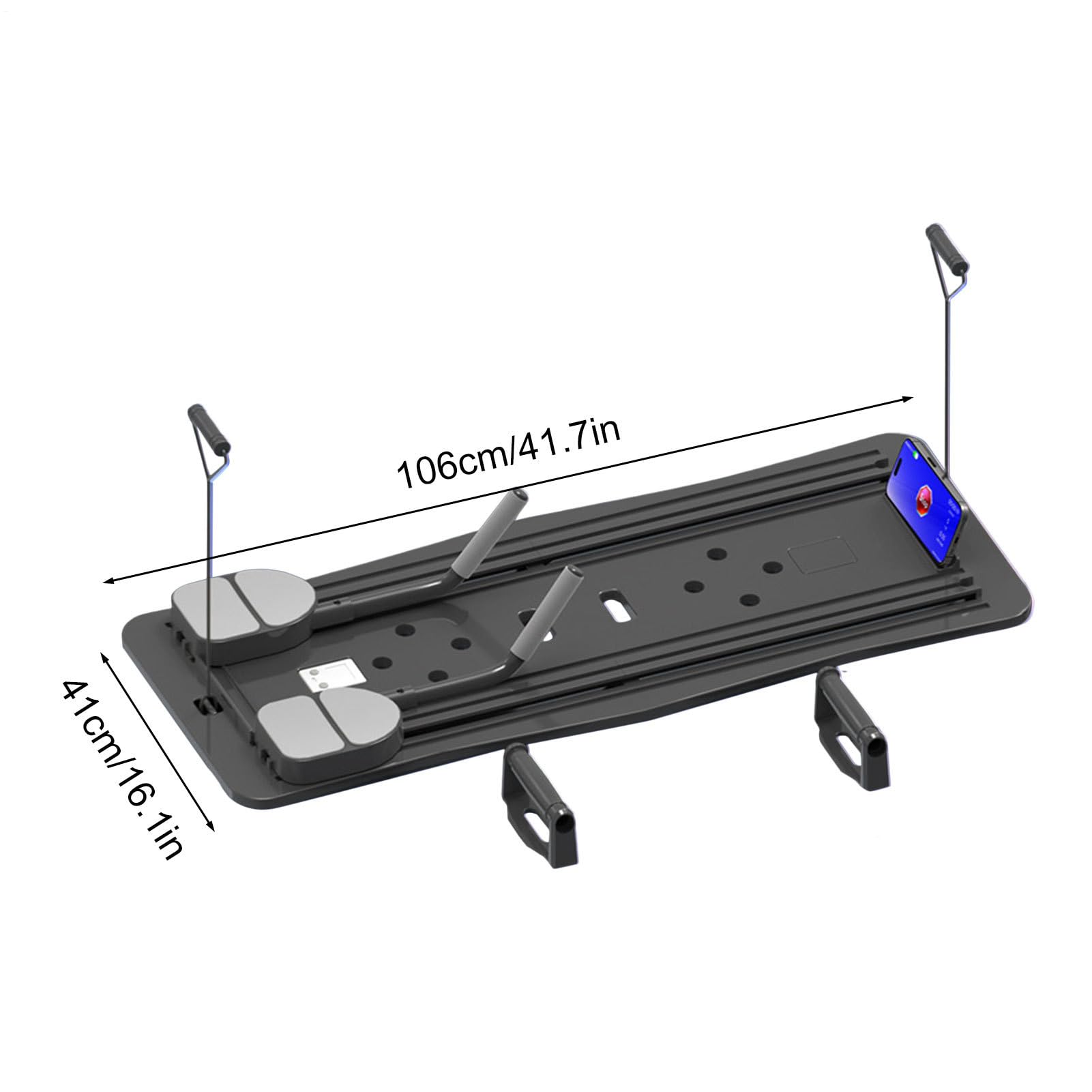 Pilates Reformer Board, kompaktowe urządzenie fitness do treningu mięśni brzucha, sprzęt do pilatesu, dla przyjaciół, nastolatków, syna, rodziny, córki, męża, dziewcząt, mężczyzn
