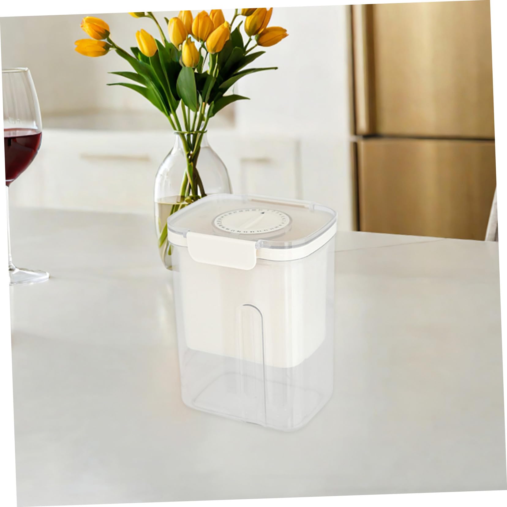 TOYANDONA Colino Yogurt Greco in Acciaio Inossidabile Filtro per Siero con Struttura Multifunzionale 2 Pezzi per Cucina e Preparazione Casearia