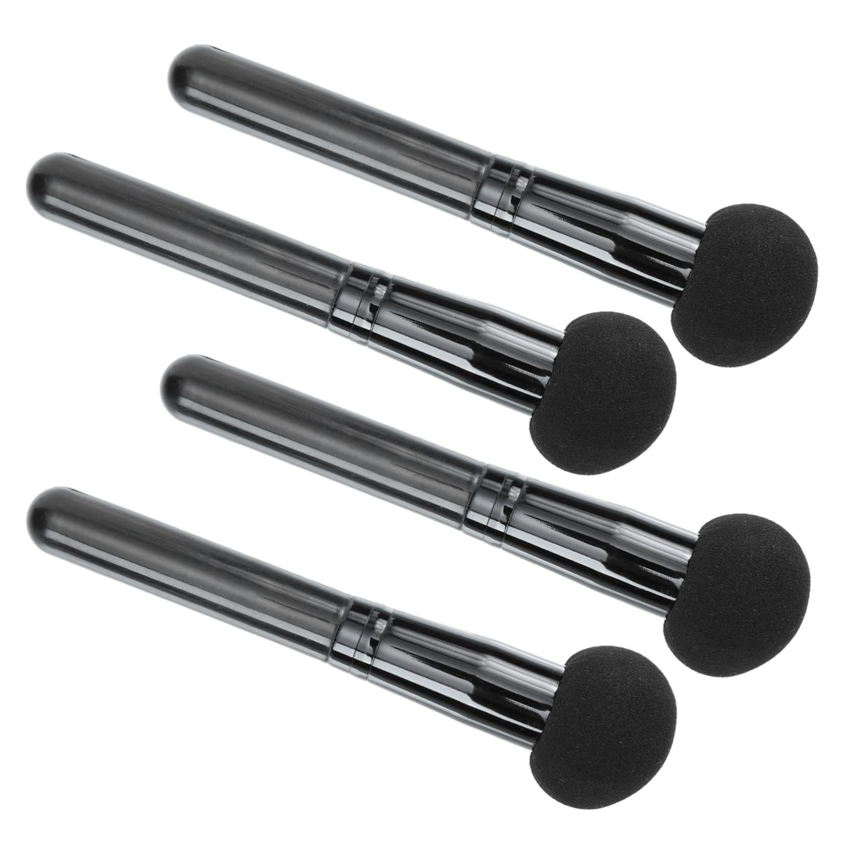 AUTSUPPL 4pc Set Dusting Powder Puff Blending Brush for Makeup Makeup Sponges for Blending Mushroom Head