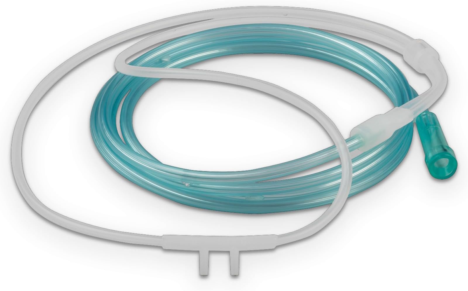 Super-Soft Nasal Cannula - Gentle on Nose, Cheeks and Ears - 1-Count - 7 FT - Adult-Size - Lightweight, Over-The-Ear Design (1)