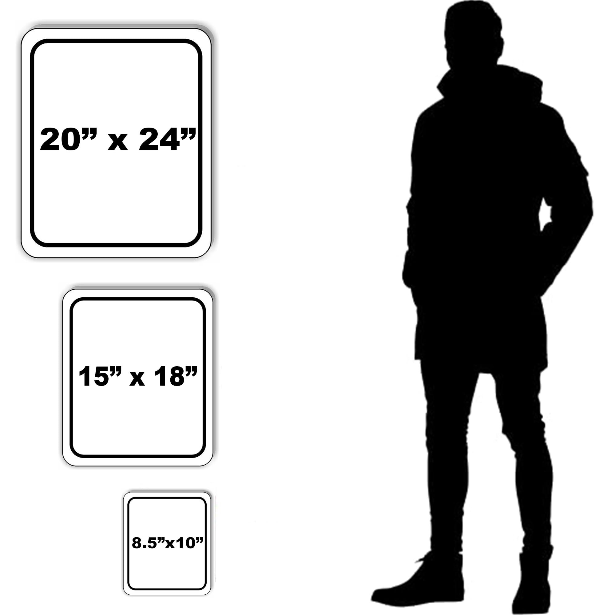 Mile 2 Distance Marker Running Race 5k Marathon Aluminum Composite Outdoor Sign 15