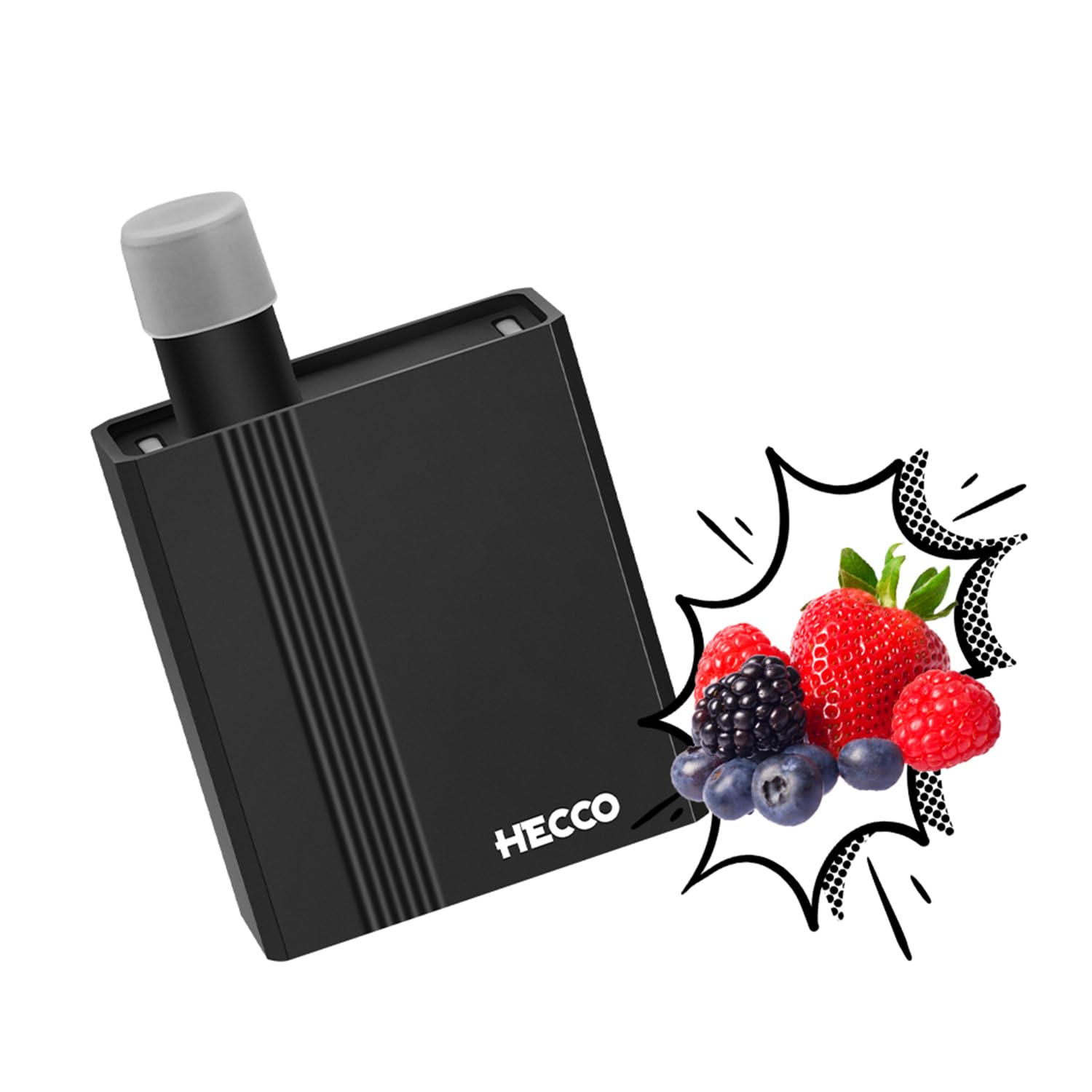 HECCO ターレスネクスト交換用 Tarless Next互换 カートリッジ 【特製リキッド使用 吸いごたえ抜群】 (for TL Next compatible pods) ノンニコチン・タール・色素0 ベリーミックス 1個 M28
