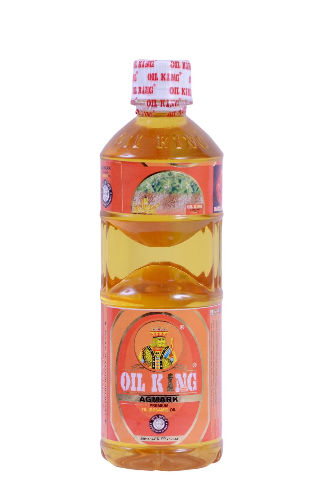 OIL KING Sesame Oil cold pressed Natural Oil For Cooking | High in Antioxidants, Delicious & Healthy Til OiL | hair and body (1L)