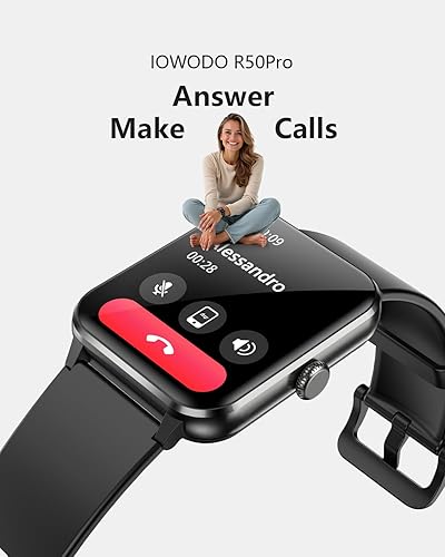 Miniatura 2 de Reloj inteligente, reloj inteligente HD de 1.85 pulgadas para hombres y mujeres (respuestahacer llamadas), reloj de fitness con frecuencia