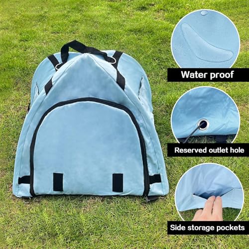 LAPTOP TENT, Universal PC Sun Shade and Privacy Foldable Water-Resistant Beach Bag for Working Outdoor, Heat & UV Reflective Fabric | Computer Privacy Hood & Glare Shield4