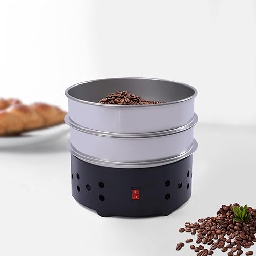 LOYALHEARTDY Enfriador eléctrico de granos de café de 110 V, máquina de enfriamiento de granos de café de 1.3 libras, enfriador de granos de café de