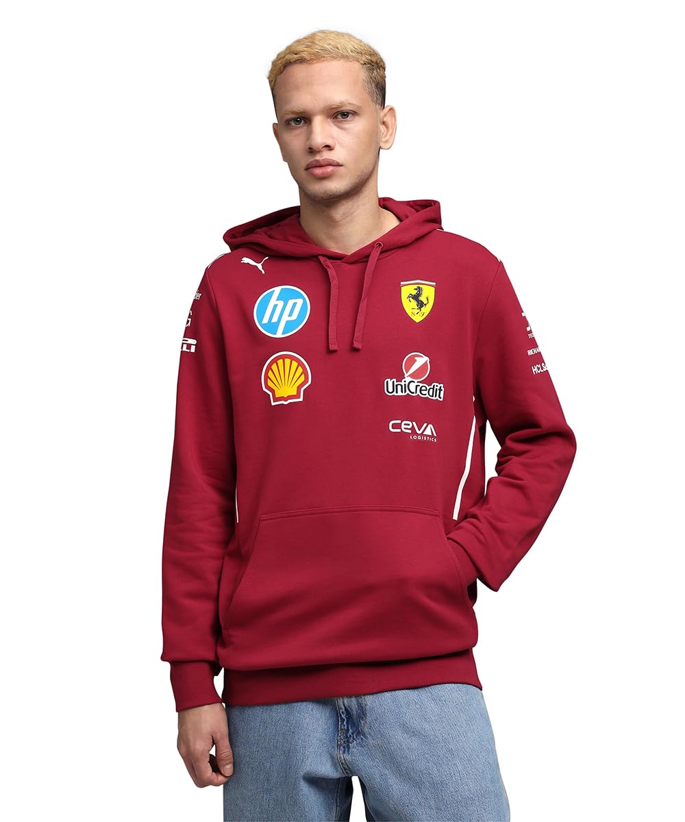 PUMA Scuderia Ferrari F1 2025 Team Hoodie - Red - Size: XXL