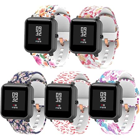 Amazon.com: Correa compatible con Popglory P22 bandas para mujeres y  hombres patrón de silicona resistente al agua pulsera de repuesto para  Popglory P22 Smartwatch accesorios (5 unidades) : Celulares y Accesorios