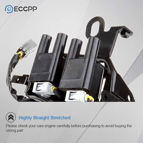 Vista 708 de ECCPP Bobinas de encendido portátiles de repuesto para automóvil compatibles con Infiniti I30/para Nissan Maxima 3.0L V6 2000-2001 Reemplazo