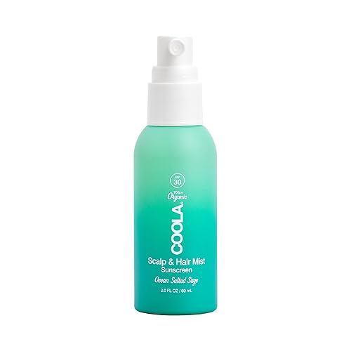 COOLA Organic Scalp Spray  Hair Sunscreen Mist With SPF 30 Dermatologist Tested Hair Care For Daily Protection Vegan And Gluten Free Ocean Salted disponible en Yaxa Colombia