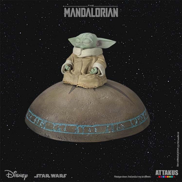 Star Wars: The Mandalorian Classic Collection statuette 1/5 Grogu Summoning the Force 13 cm