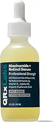 Sérum de Niacinamida (Vitamina B3) + Retinol - Anti-Idade e Antirrugas Facial - 60ml