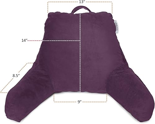 Miniatura 6 de Nestl - Almohada de lectura pequeña para niños, de espuma viscoelástica, almohada de respaldo para leer y reposar en cama, almohada para la espalda