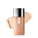 Clinique Even Better Makeup Liquid Foundation SPF 15 With Vitamin C For Dry + Oily Combination Skin Types | Medium Coverage + Natural Finish | Evens Skin Tone + Reduces Dark Spots, Bone, 1 Fl Oz