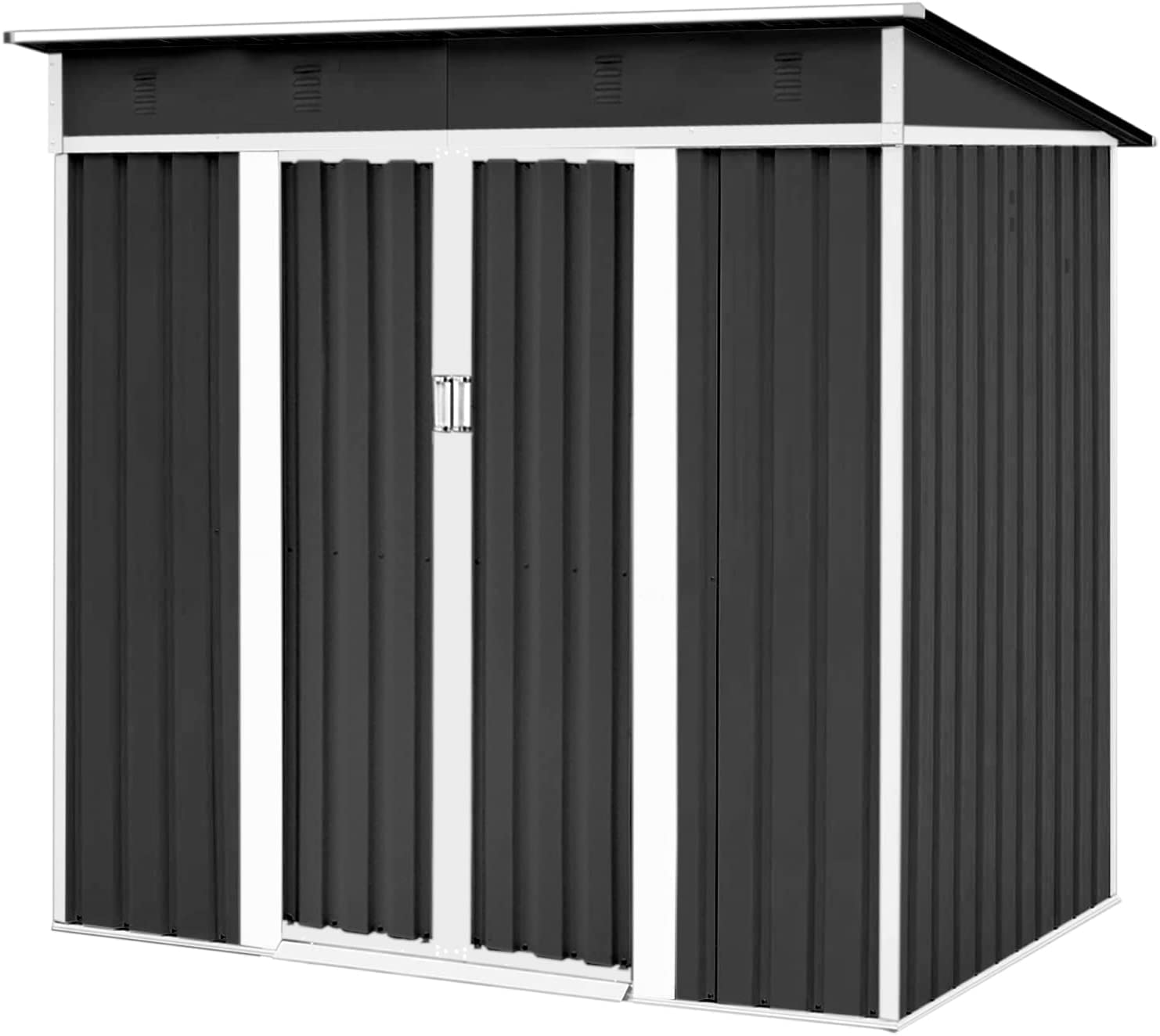 Buy Incbruce 6x4 Ft Outdoor Storage Shed Single Roof Garden Shed