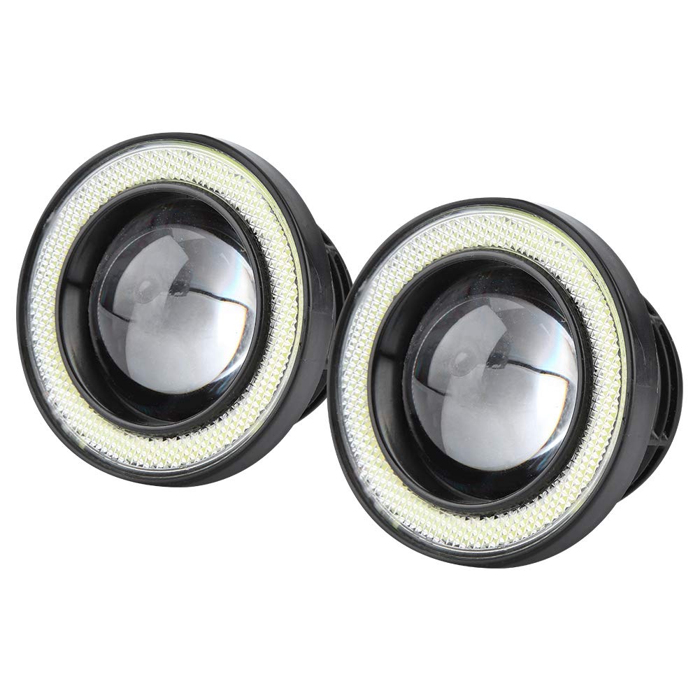 - Fendinebbia per auto, 30 W, RGB, LED COB Angel Eye, super luminoso, con telecomando