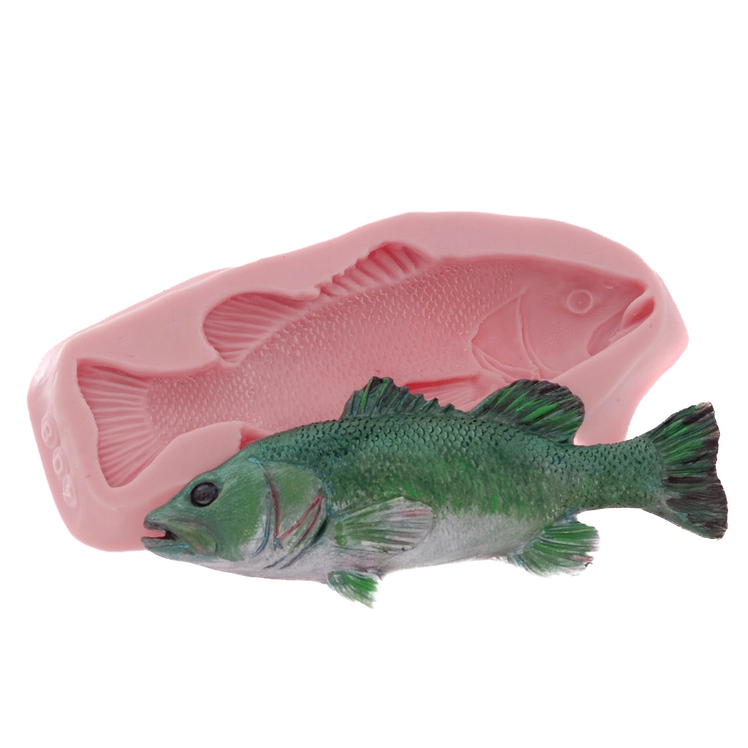 Fish Shaped Silicone Mold Food Safe Fondant Chocolate Candy Resin Polymer Clay Craft Soap