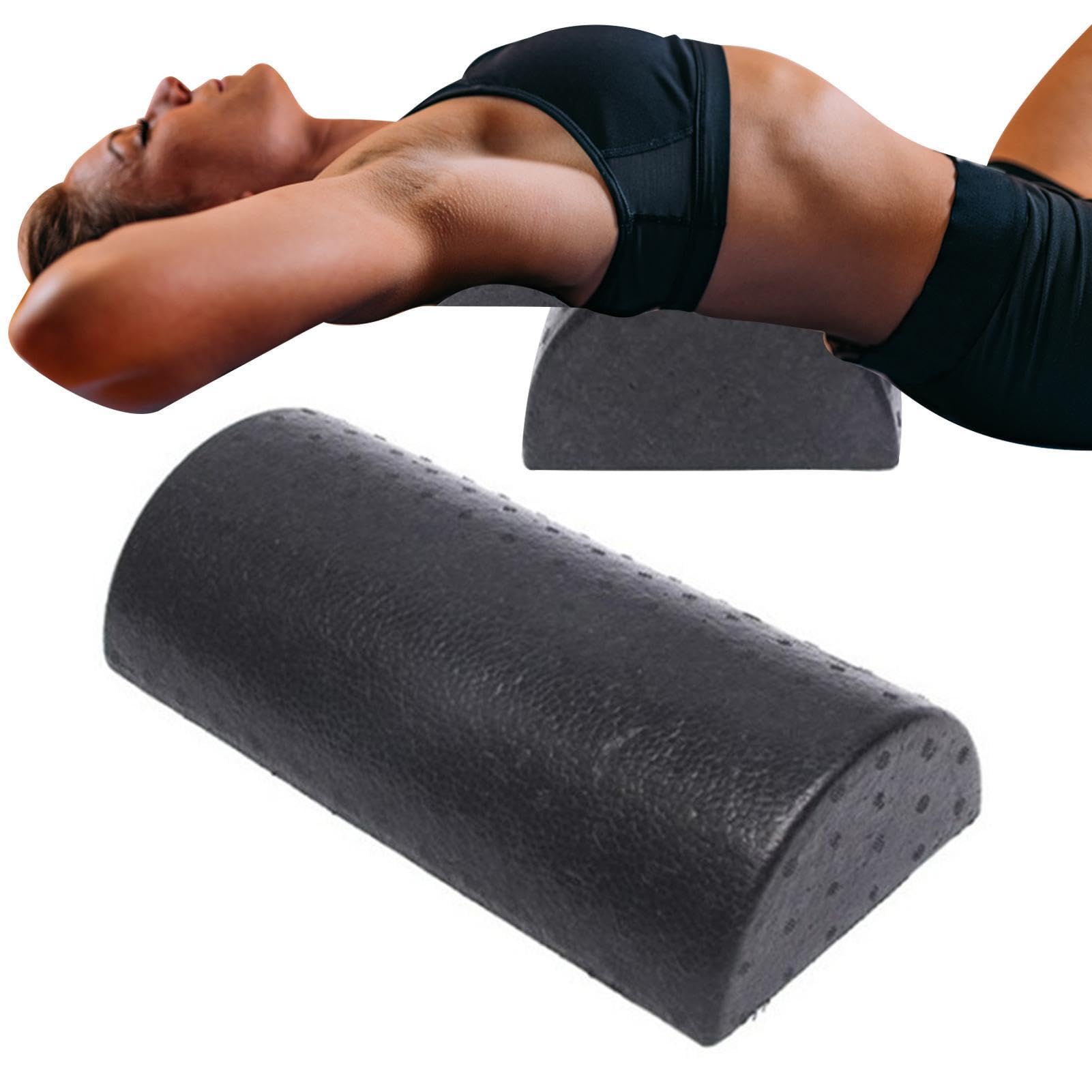 Rullo In Schiuma Semisferico Per Allenamento E Massaggio, Cilindro Ad Alta Densità Per Yoga, Pilates E Recupero Muscolare - 30 O 45 Cm