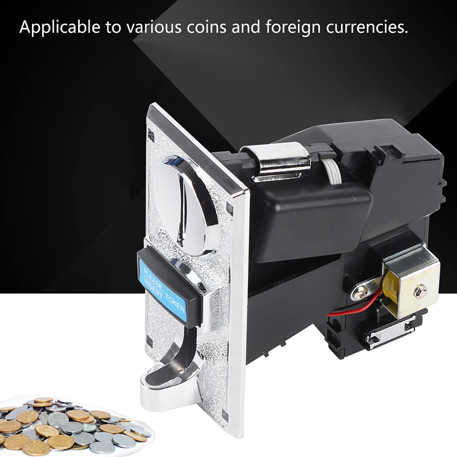 Multi gettoniera, CPU programmabile 6 Tipi di gettoniera Slot per selettore di Monete, validatore di Monete Selettore elettronico per distributore Automatico di meccanismi di Gioco Arcade