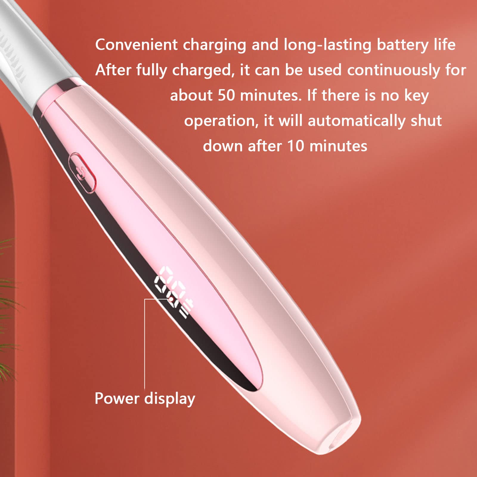 Podgrzewana zalotka do rzęs, elektryczna lokówka do rzęs, ciepła z grzebieniem, wbudowane silikonowe podkładki grzewcze dla kobiet, mini ładowanie USB, 15 x 1,1 x 4,5 cm, kolor różowy