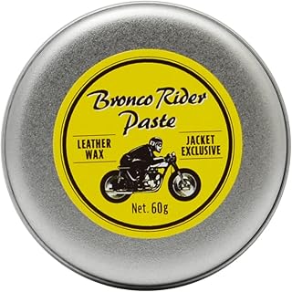 [Sin.] レザーメンテナンス 天然ホースオイル(馬油) 使用 ブロンコライダーペースト 60g
