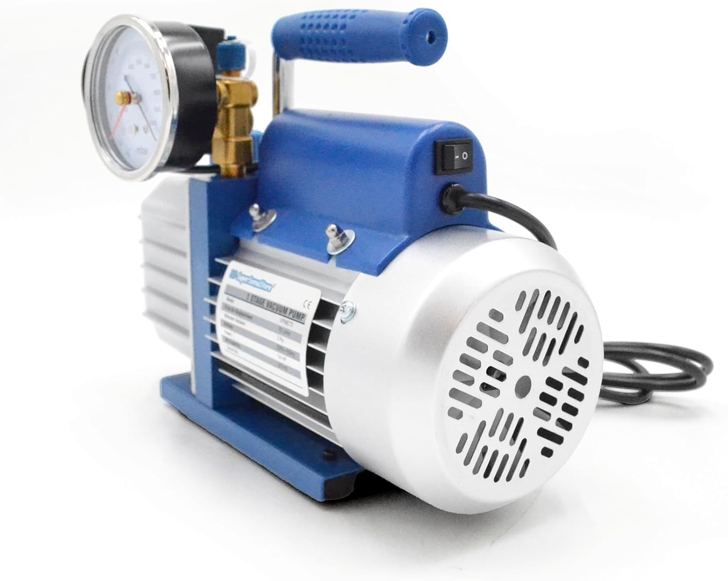 Value - pompe vide monobloc 70 l/min avec lectrovanne et vacuomtre