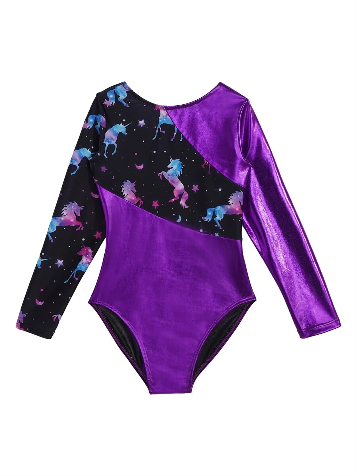 Maillot Gimnasia Ritmica niña Leotardo de Gimnasia for niñas, Leotardo de Ballet y Danza, Mono de Baile, Puesta en Escena, Disfraz de Baile(8)