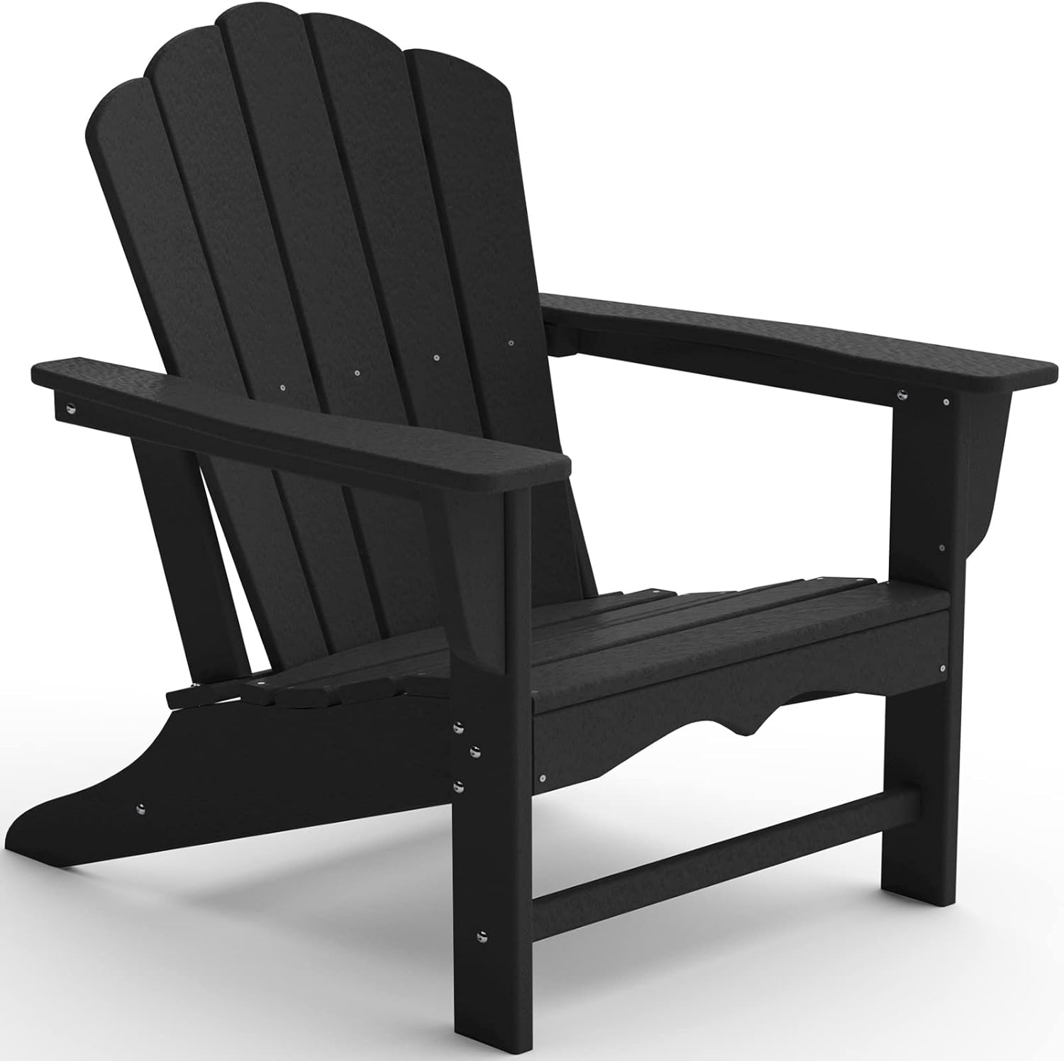 KINGYES HDPE Adirondack Chair, Classic AllWeather