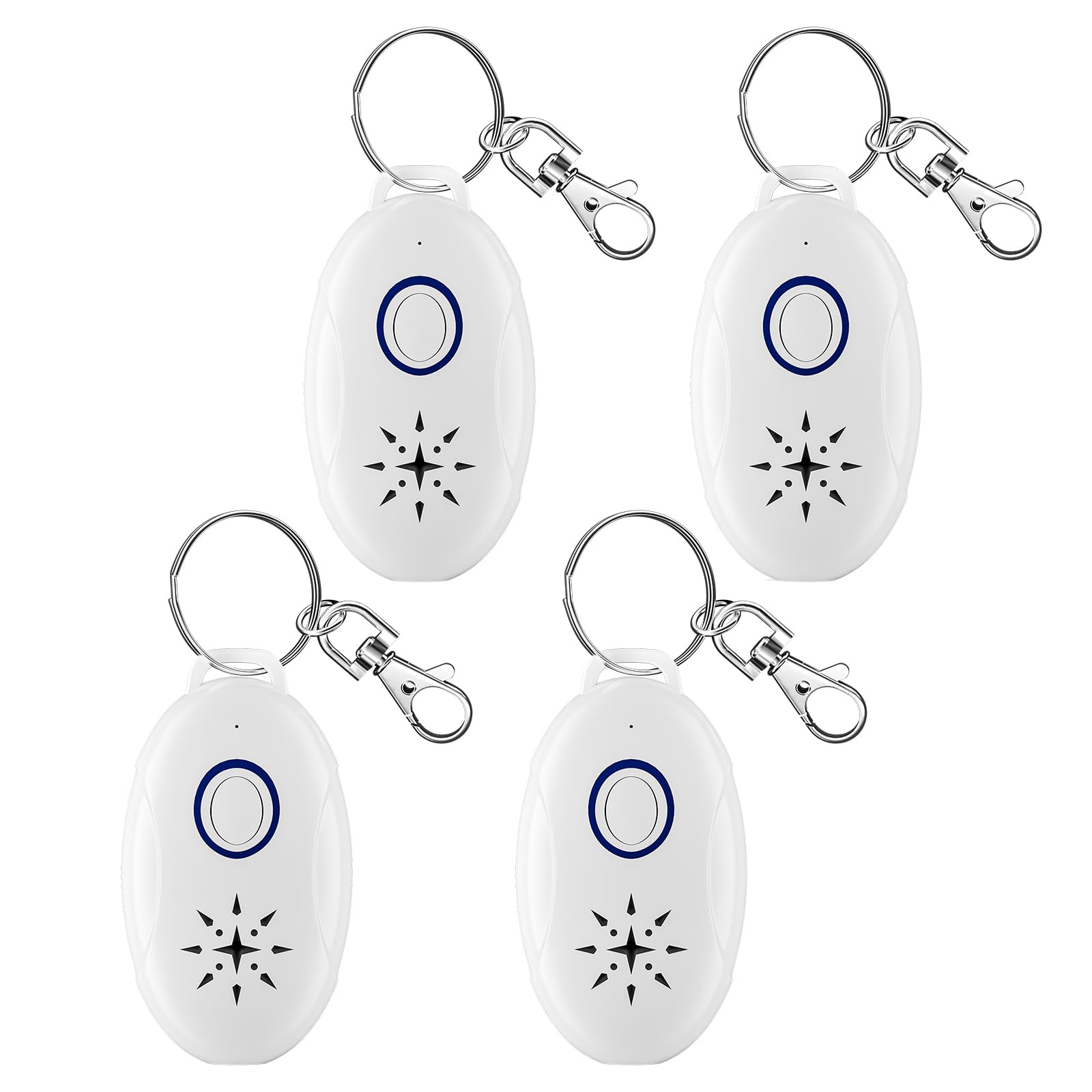 Répulsif À Ultrasons 4 Pack - Anti Moustique Ultrason Portable Rechargeable Électronique USB De Charge Le Camping Extérieur/Intérieur Contre Les Insectes Anti, Fourmis, Araignées