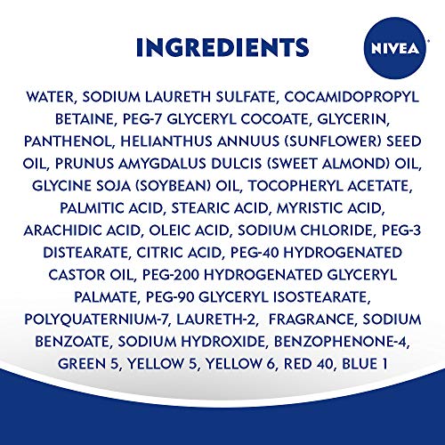 NIVEA Basil and White Tea Body Wash with Nourishing Serum, 20 Fl Oz