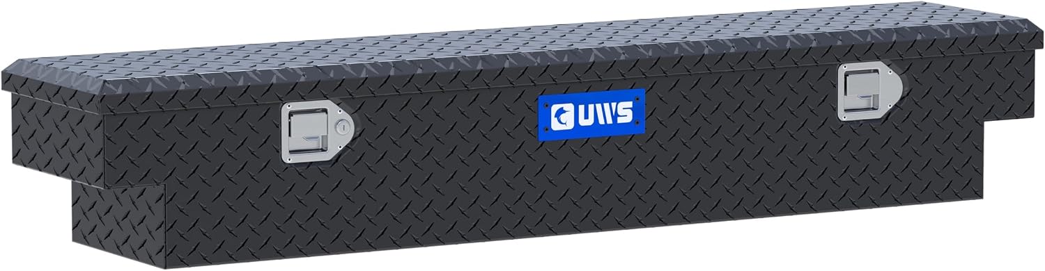UWS EC10903 59-Inch Matte Black Heavy-Wall Aluminum UTV Tool Box, Select Polaris Ranger, No Brackets