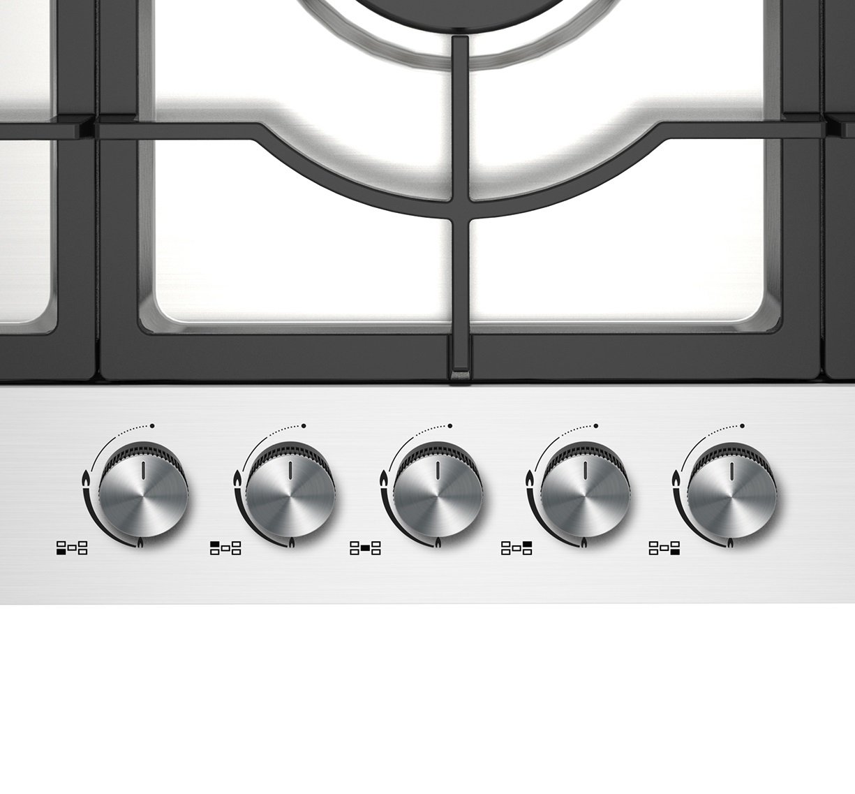 Cookology GH905SS Kitchen Hob 90cm Builtin 5 Burner Gas Hob in