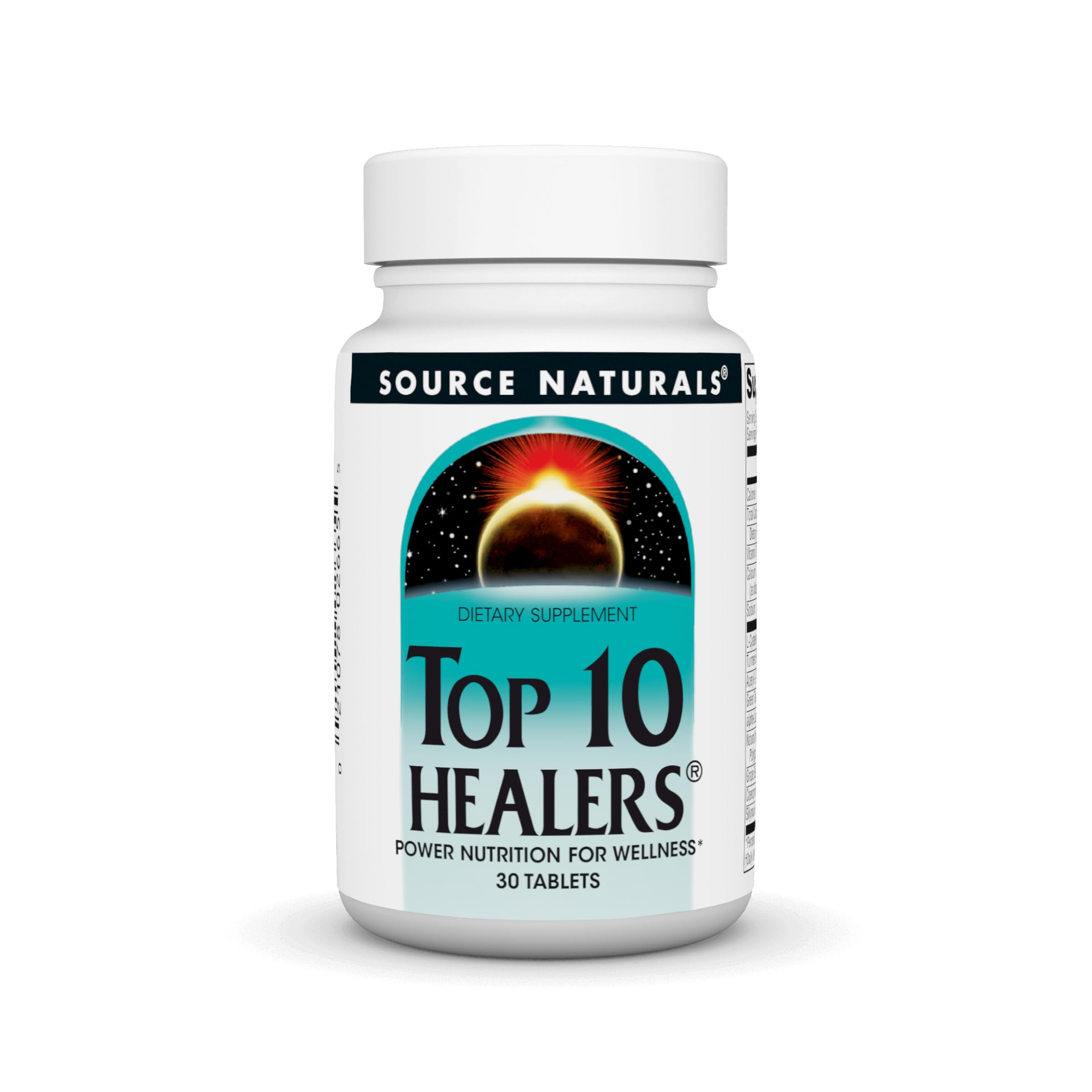 Source Naturals Top 10 Healers, Power Nutrition for Wellness* - 30 Tablets