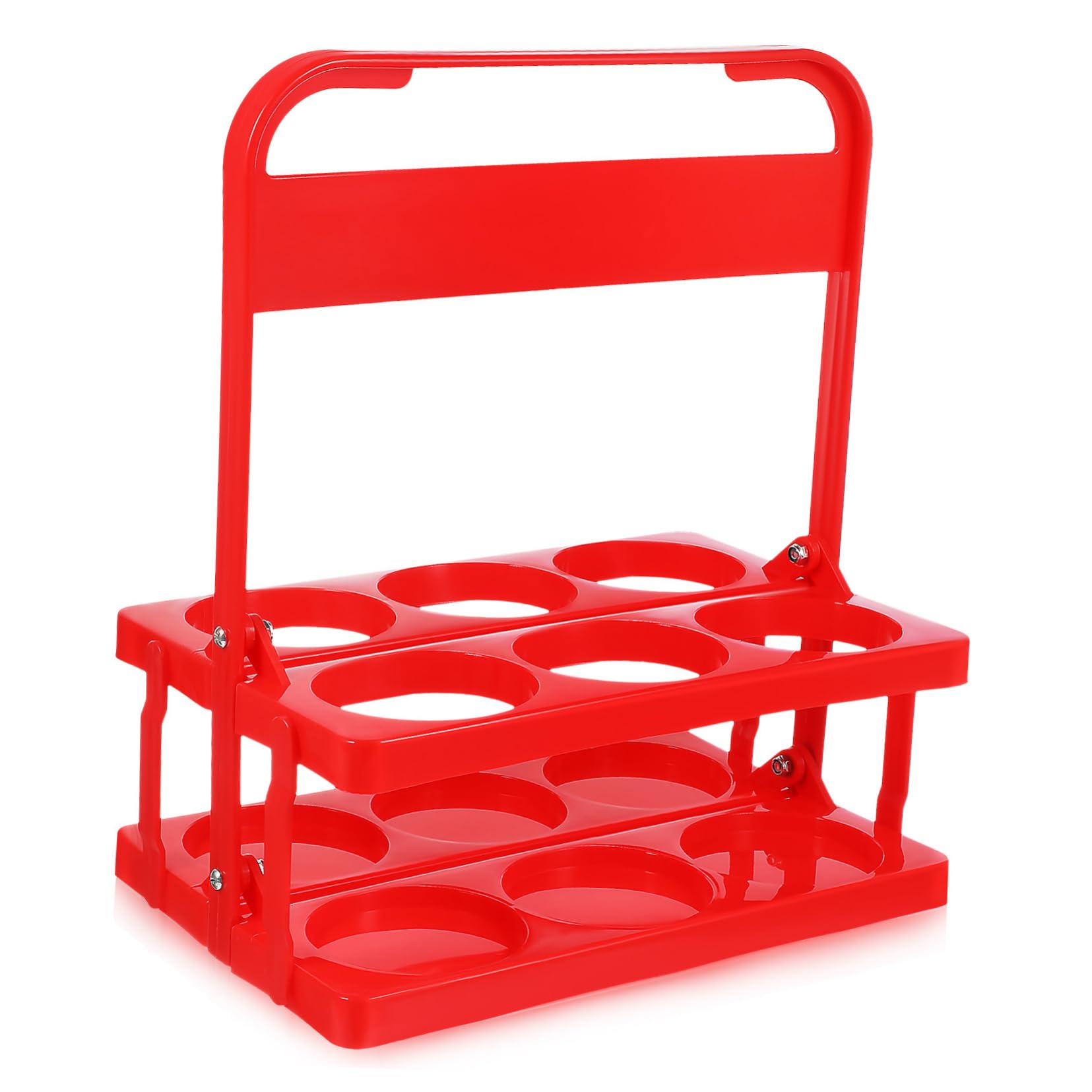 VINTORKY Foldable Drink Carrier Portable Reusable Beverage Holder for Bottles Lightweight Drink Rack for and Storage for Picnics and Gatherings